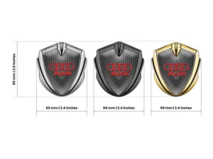 Audi Badge Autoadesivo Personalizzabile Disegno Forza